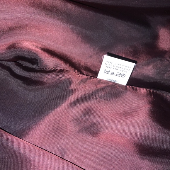 TOMBOLINI lined wool plaid coat/adjustable length sleeves/8???pit to pit=19 - Picture 8 of 11